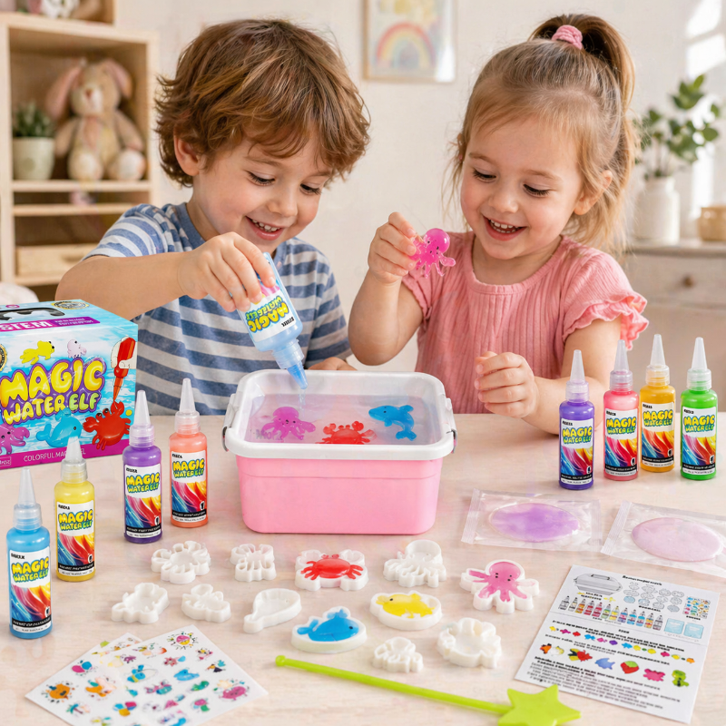 Magic Gel Water Beads – Kreatywność i zmysły – zestaw do zabawy „Kształty wody”