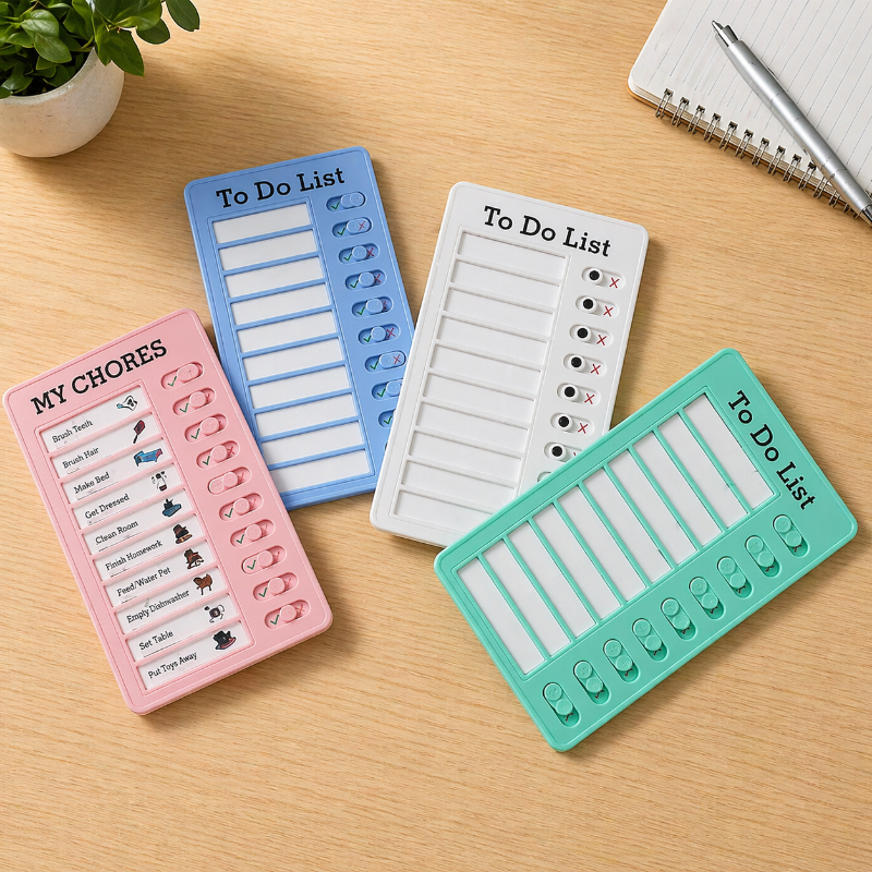 Kids Chore Chart – Organizacja i samodzielność – tablica z listą zadań do wykonania