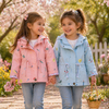 Girls Windbreaker Jacket – Lekka i stylowa – kurtka dziecięca