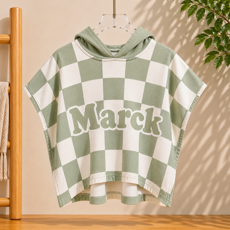Personalized Hooded Towel – Miękka i wyjątkowa – spersonalizowana peleryna kąpielowa dla dzieci