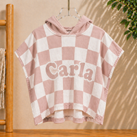 Thumbnail for Personalized Hooded Towel – Miękka i wyjątkowa – spersonalizowana peleryna kąpielowa dla dzieci