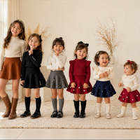 Thumbnail for Girls Knitted Skirt – Komfort i styl – spódniczka dziecięca