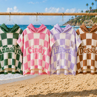 Thumbnail for Personalized Hooded Towel – Miękka i wyjątkowa – spersonalizowana peleryna kąpielowa dla dzieci