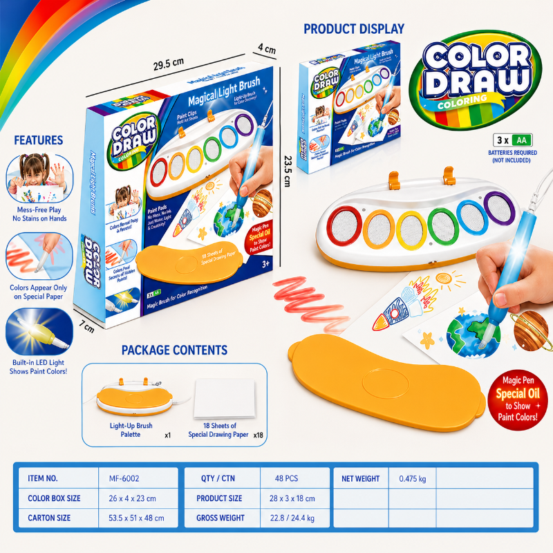 Color Draw – Kreatywność i czystość – zestaw do rysowania