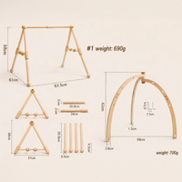 Thumbnail for Wooden Baby Rattle Toy – Rozwój zmysłów i bezpieczeństwo – Baby Gym