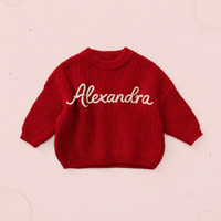 Thumbnail for Personalized Baby Sweater – Wyjątkowy i uroczy – haftowany, spersonalizowany sweterek dla niemowląt