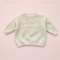 Thumbnail for Personalized Baby Sweater – Wyjątkowy i uroczy – haftowany, spersonalizowany sweterek dla niemowląt