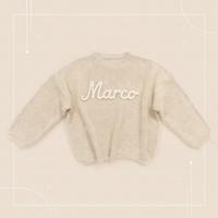 Thumbnail for Personalized Baby Sweater – Wyjątkowy i uroczy – haftowany, spersonalizowany sweterek dla niemowląt