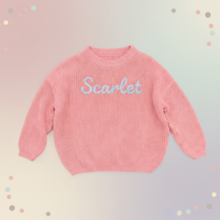 Thumbnail for Personalized Baby Sweater – Wyjątkowy i uroczy – haftowany, spersonalizowany sweterek dla niemowląt
