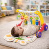 Step & Play – interaktywny i bezpieczny – 3 w 1 chodzik i gimnastyka dla niemowląt