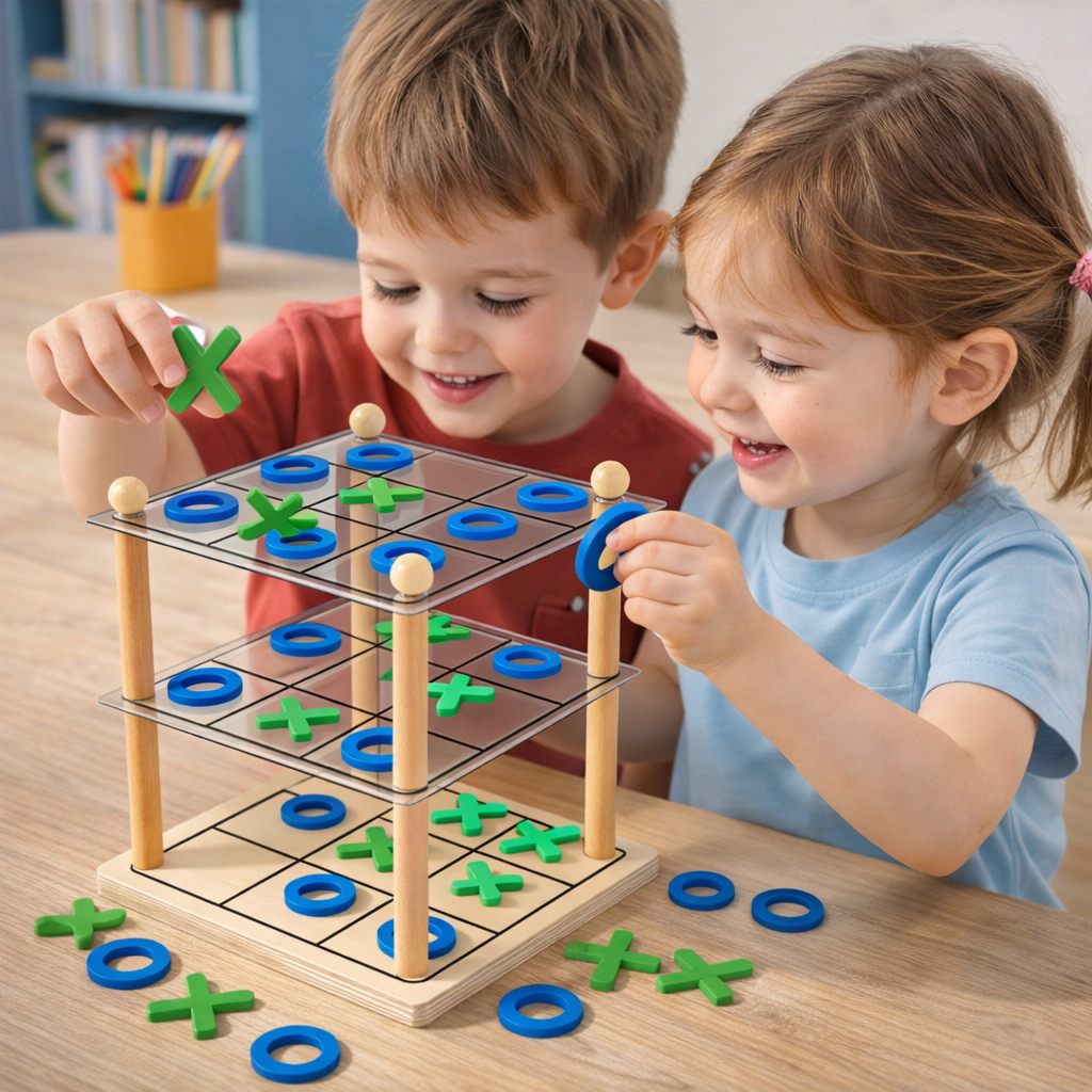 LogicTower – Edukacyjne i inteligentne – Trzy w rzędzie 3D
