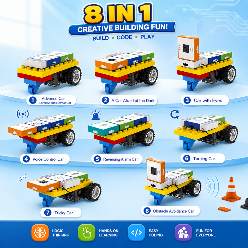 STEM Programming Blocks – Nauka programowania – zestaw klocków