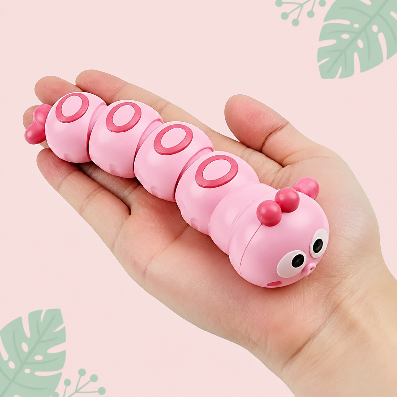 Wind-Up Caterpillar – Zabawne i ruchome – zabawki do raczkowania
