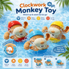 Clockwork Monkey Toy – Zabawa i wodne szaleństwa – zabawka do kąpieli na nakręcanie