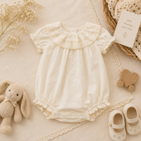 Thumbnail for Vintage Rompers – Ponadczasowy i miękki – kombinezon dla niemowląt