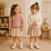 Thin Cotton Pullover – Światło i komfort – dziecięcy sweter z dzianiny