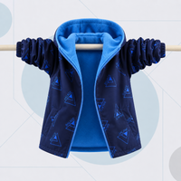 Thumbnail for Reversible Kids Jacket – Wodoodporna i wiatroszczelna – lekka kurtka