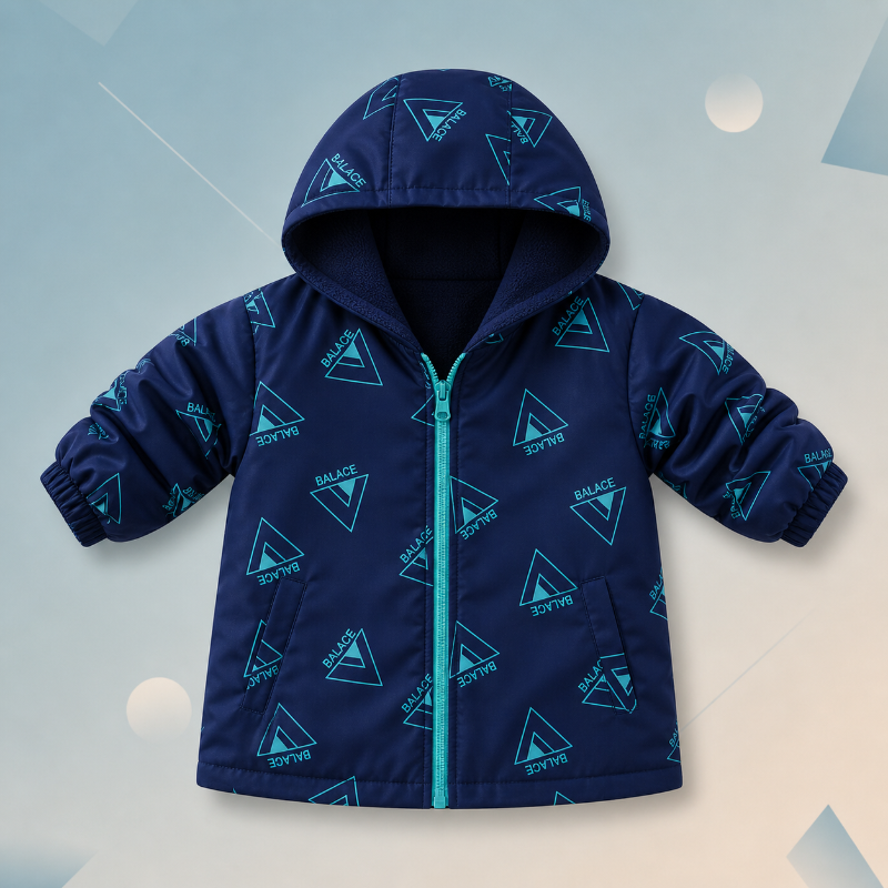 Reversible Kids Jacket – Wodoodporna i wiatroszczelna – lekka kurtka
