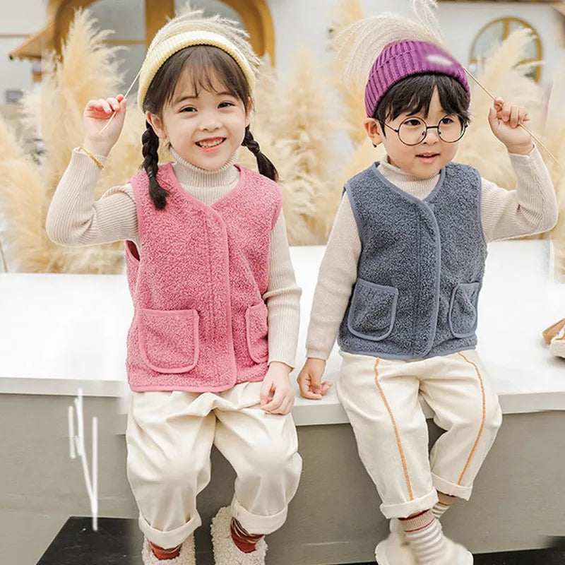 Mini Fashion™ - Ciepła kamizelka dziecięca - Odzież dla dzieci