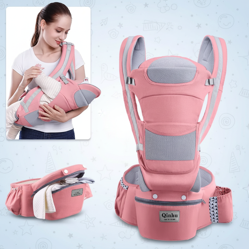 CozyCarry – Praktyczny i regulowany – nosidełko dla dzieci 3 w 1