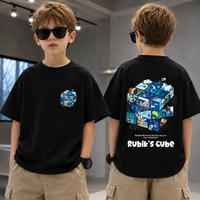 Thumbnail for CubePlay – Miękkie i modne – koszulka z motywem kostki Rubika