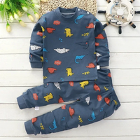 Thumbnail for SleepBuddy – Miękkie i wygodne – zestaw piżamy dziecięcej z długimi rękawami