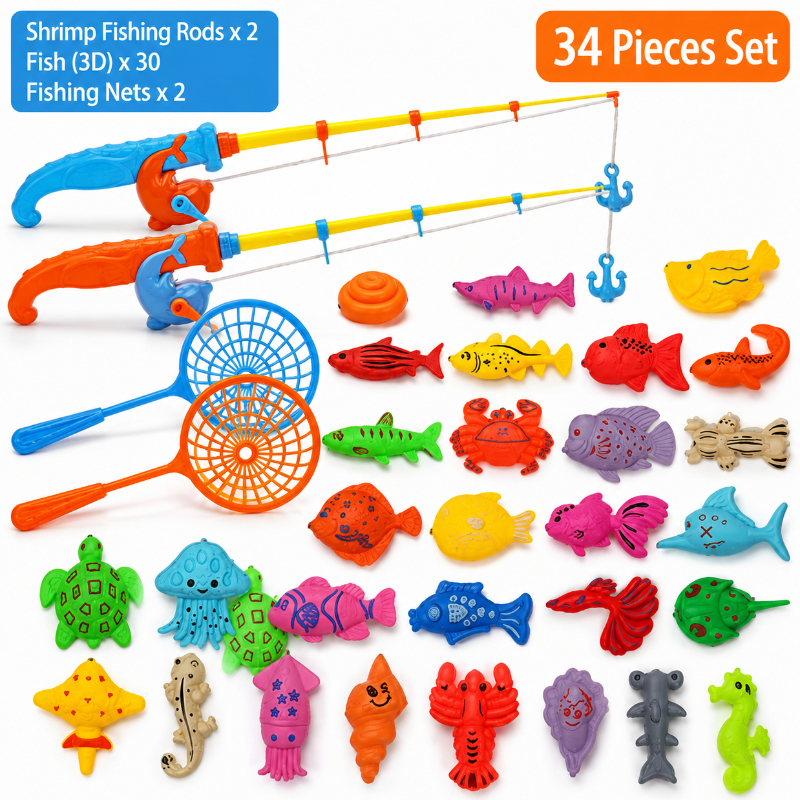 Fishing Game – Nauka i odkrywanie - Magnetyczna gra w rybki