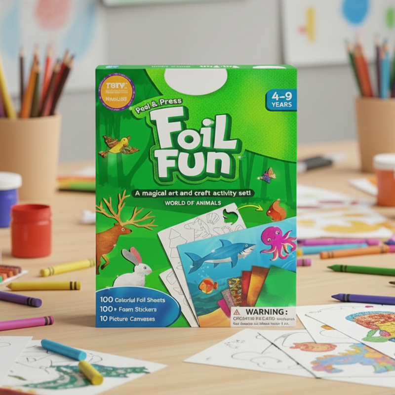 FoilMagic – Zabawne i kreatywne – zestaw do tworzenia naklejek foliowych