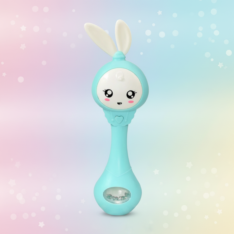 Fun Animal Rattle – Wesołe i edukacyjne – grzechotka dla niemowląt