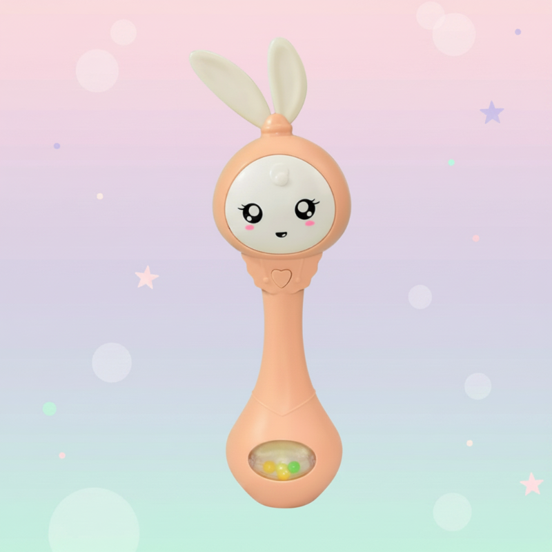 Fun Animal Rattle – Wesołe i edukacyjne – grzechotka dla niemowląt