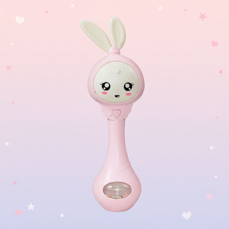 Fun Animal Rattle – Wesołe i edukacyjne – grzechotka dla niemowląt