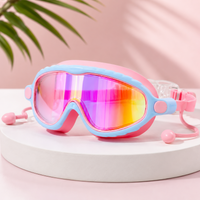 Thumbnail for AquaVision – Regulowana ochrona przed kondensacją i promieniowaniem UV – silikonowe okulary pływackie z zatyczkami do uszu