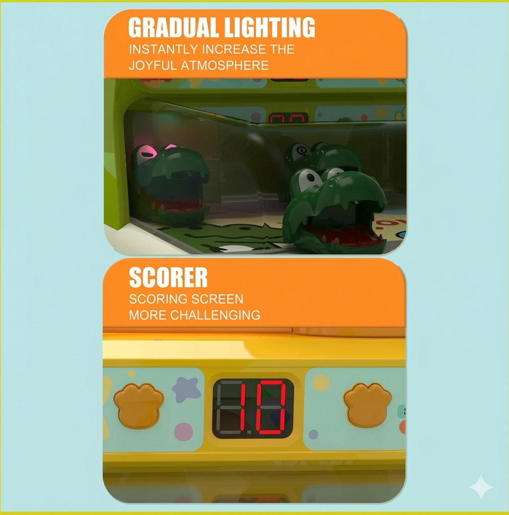 Crocodile Pinball Game – Interaktywna i zabawna – gra zręcznościowa „Krokodil”