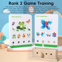 Thumbnail for BrainyKids – Logiczne i zabawne – drewniana gra edukacyjna z kartami