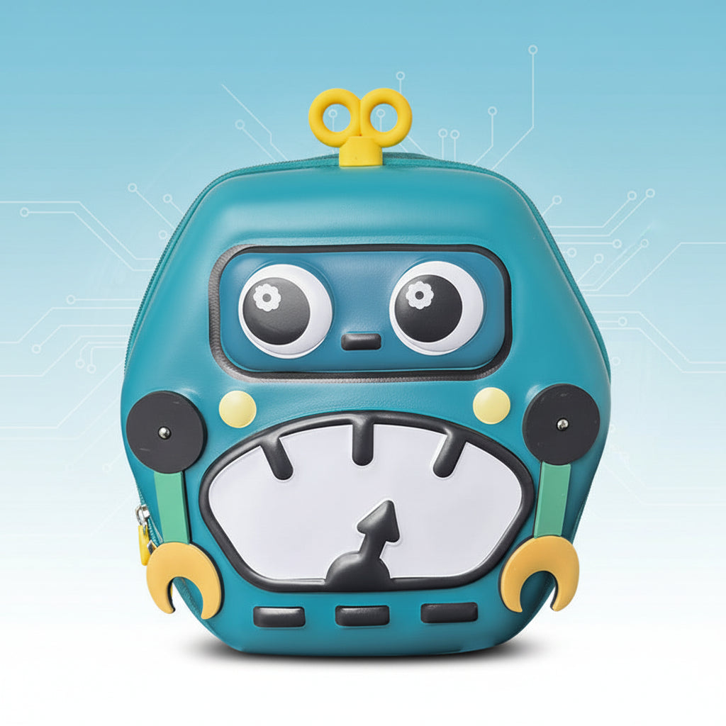 MiniBot – Stylowy i praktyczny – plecak dziecięcy z motywem robota