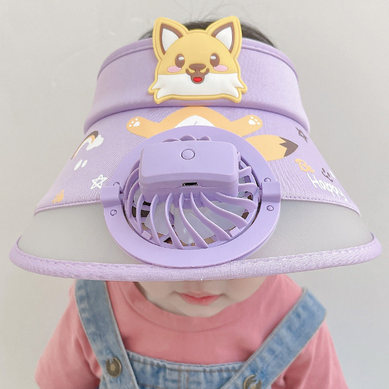 Mini Fashion™ - Kapelusz z wentylatorem - Czapeczka dla dzieci
