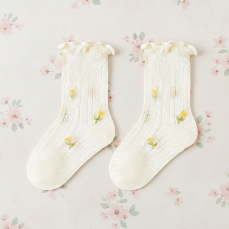 HappyToes – Kolorowe i urocze – skarpetki dla niemowląt (zestaw 5 sztuk)