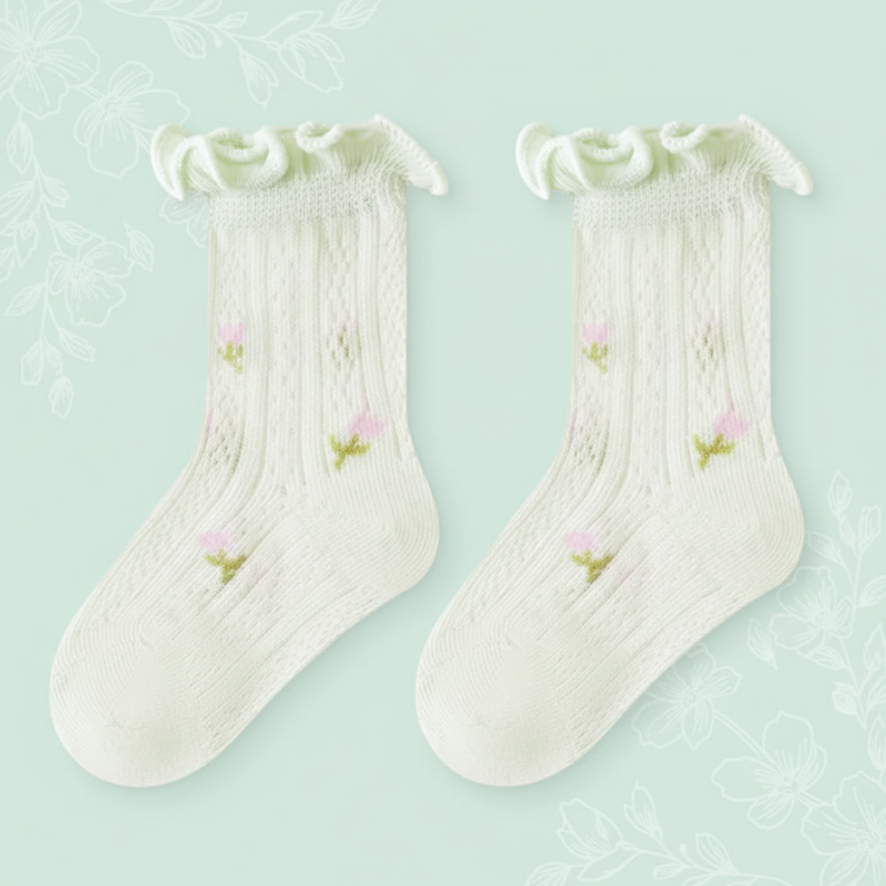 HappyToes – Kolorowe i urocze – skarpetki dla niemowląt (zestaw 5 sztuk)
