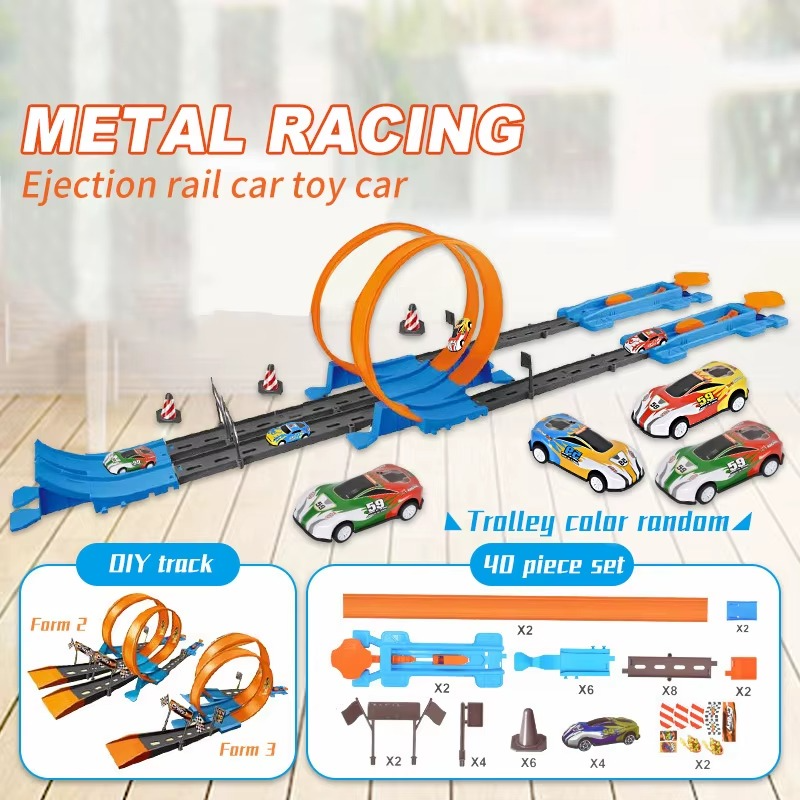 Double Race Track™ - Kreatywność i zabawa - Zapętlony tor wyścigowy