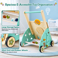 Thumbnail for WoodenSteps – Naturalne i edukacyjne – drewniany wózek dla niemowląt z panelami zabawowymi