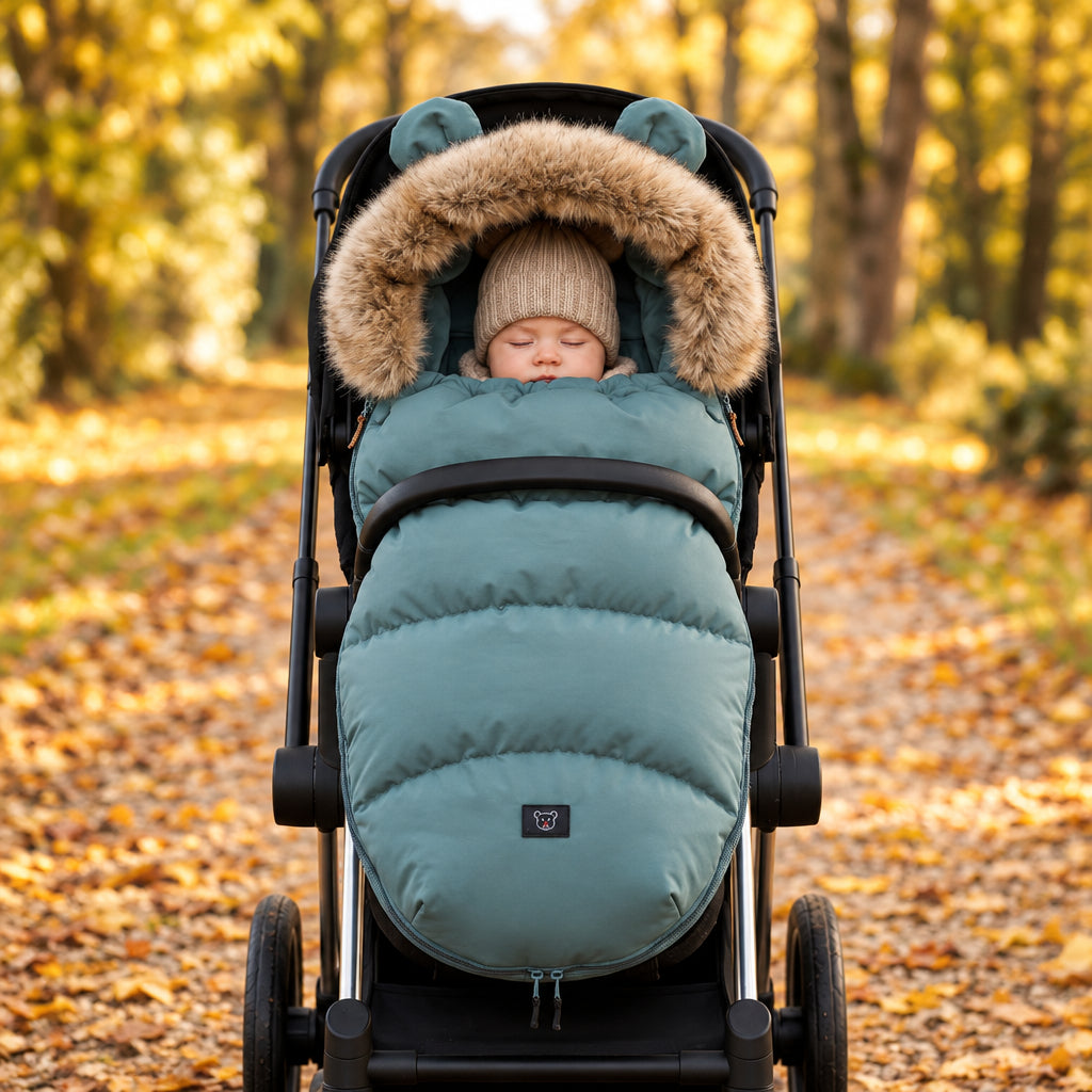 CozyRide – Ciepły i przytulny – śpiworek dla niemowląt do wózka