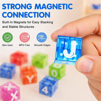 Thumbnail for LearnCube – Edukacyjne i interaktywne – magnetyczne kostki z literami i cyframi
