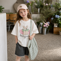 Thumbnail for SunnyKids – Wygodna i urocza – koszulka oversize z nadrukiem z kreskówki