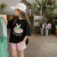 Thumbnail for SunnyKids – Wygodna i urocza – koszulka oversize z nadrukiem z kreskówki