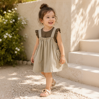 Thumbnail for LittleStar – Komfort i styl – sukienka dziecięca z falbanami na lato