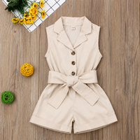 Thumbnail for LittleLady – Elegancja i trendy – Kombinezon z wiązaniem w talii