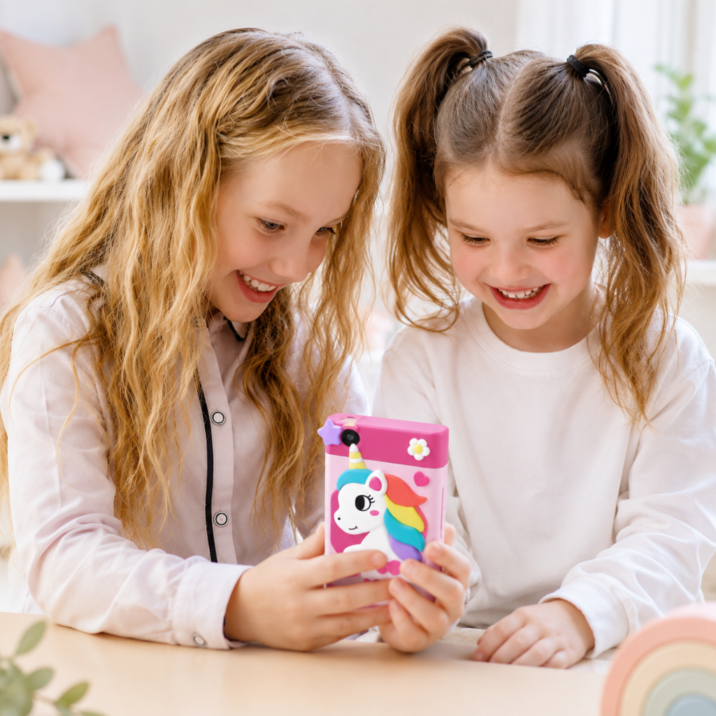 KiddoPhone – Edukacyjny i interaktywny – smartfon dla dzieci z aparatem i grami