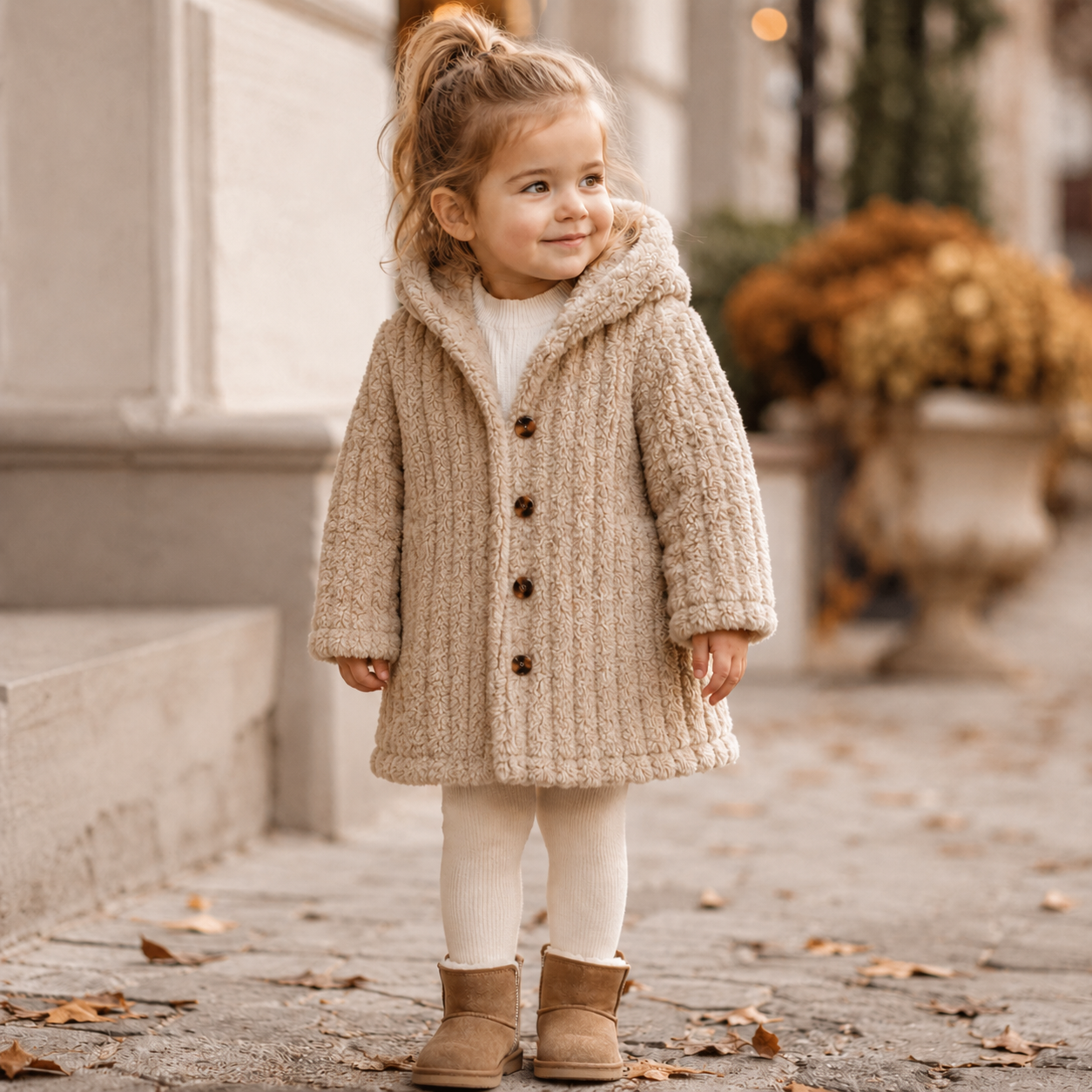 Mini Fashion™ - Miękki dziecięcy płaszczyk - Odzież dla dzieci