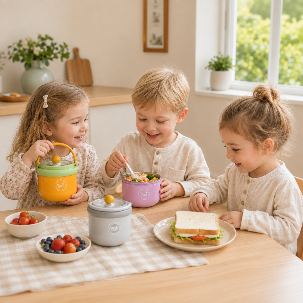 MealMate – Praktyczna i izolowana – miska obiadowa ze stali nierdzewnej z łyżką