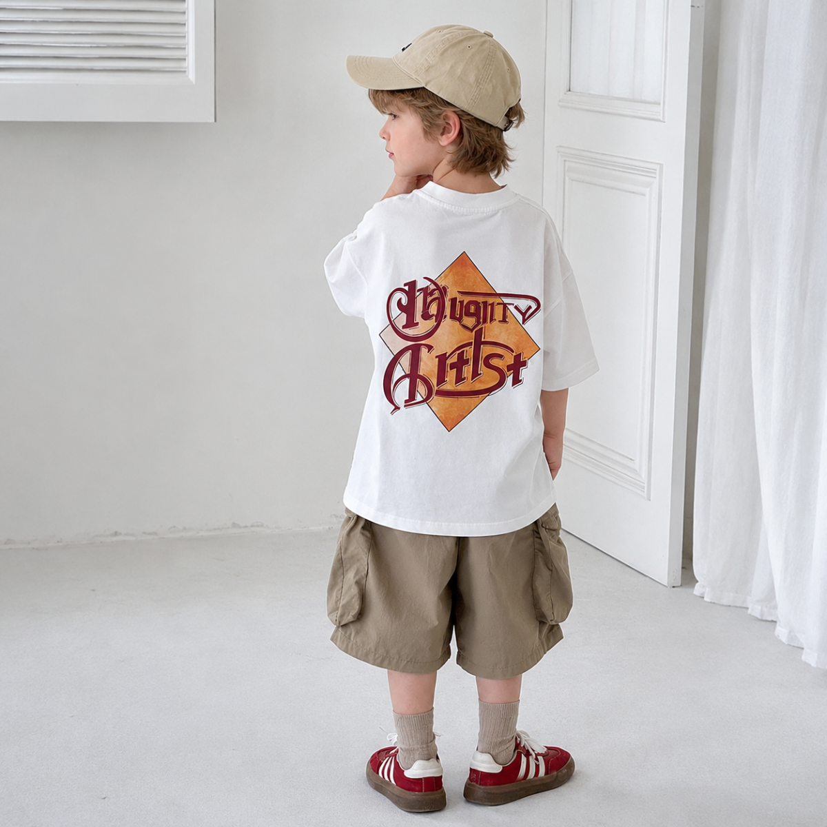MushroomPlay – Styl casual i streetwear – koszulka oversize z nadrukiem grzybów